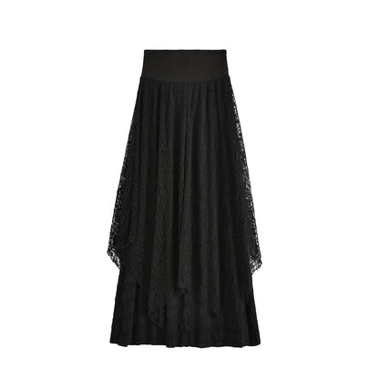 Corset Lace Maxi Skirt