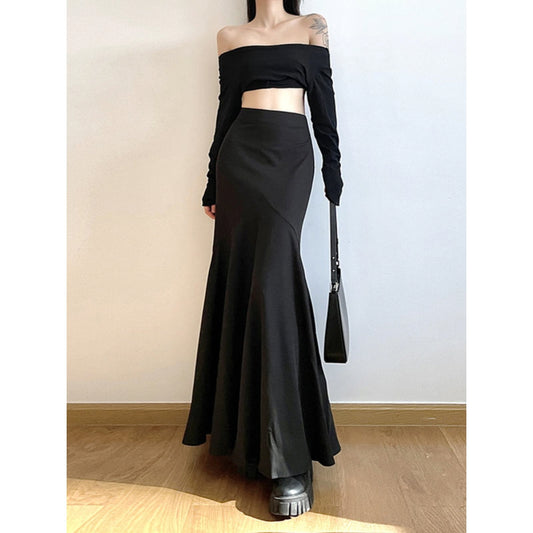 Mermaid High-Waist Maxi Skirt