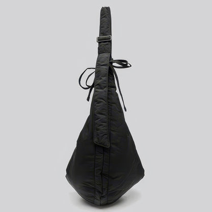 Drawstring Strap Soft Crescent Shoulder Bag