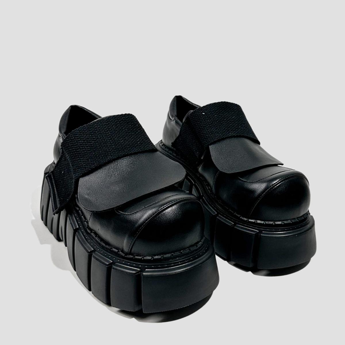 Chunky Velcro Strap Platform Shoes