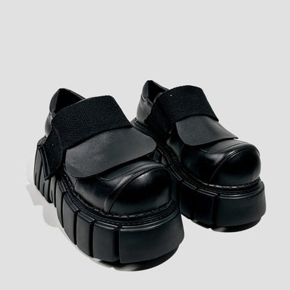 Chunky Velcro Strap Platform Shoes