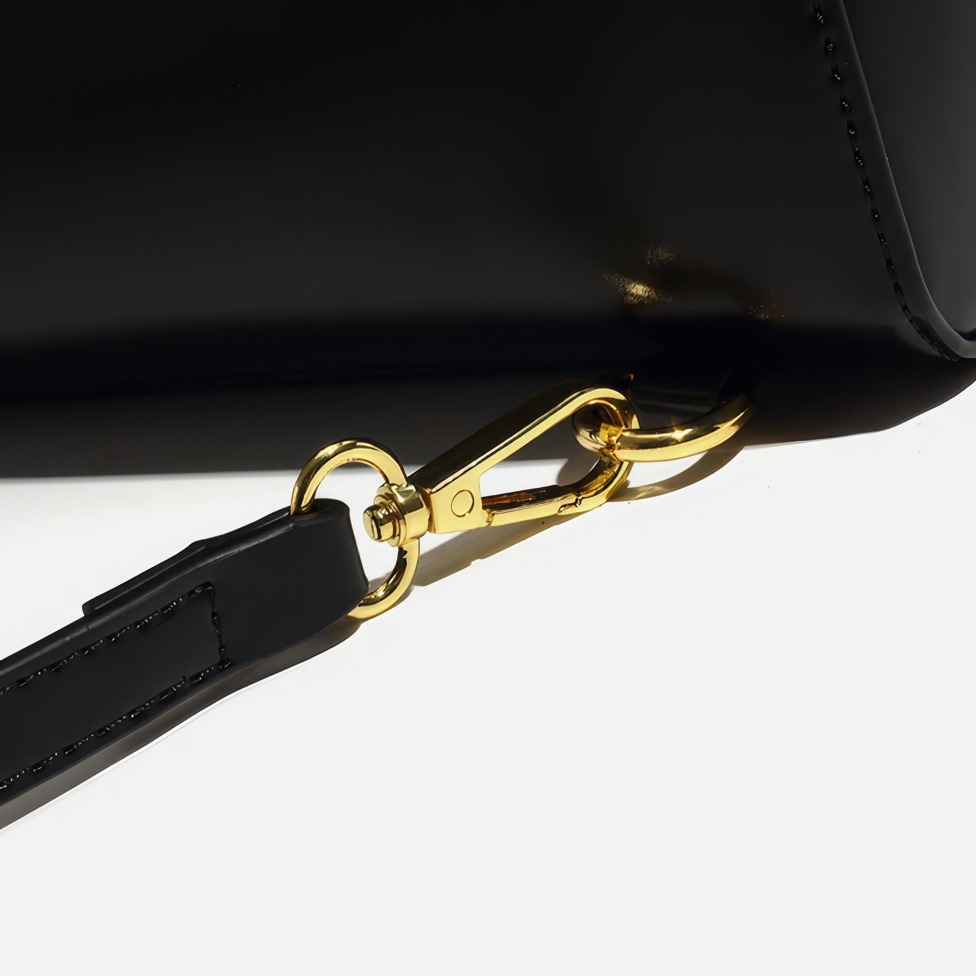 Structured Glossy Top Handle Backpack