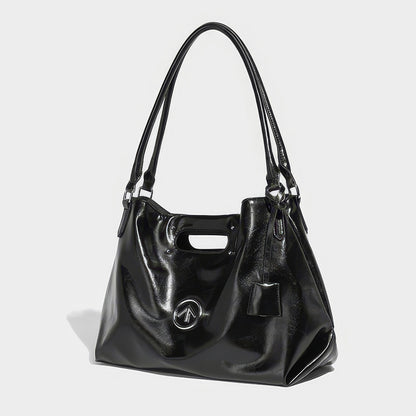 Glossy Dual Handle Cutout Tote Bag