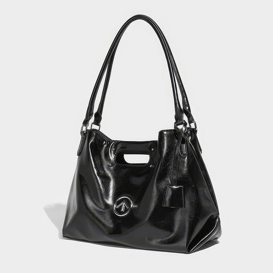 Glossy Dual Handle Cutout Tote Bag