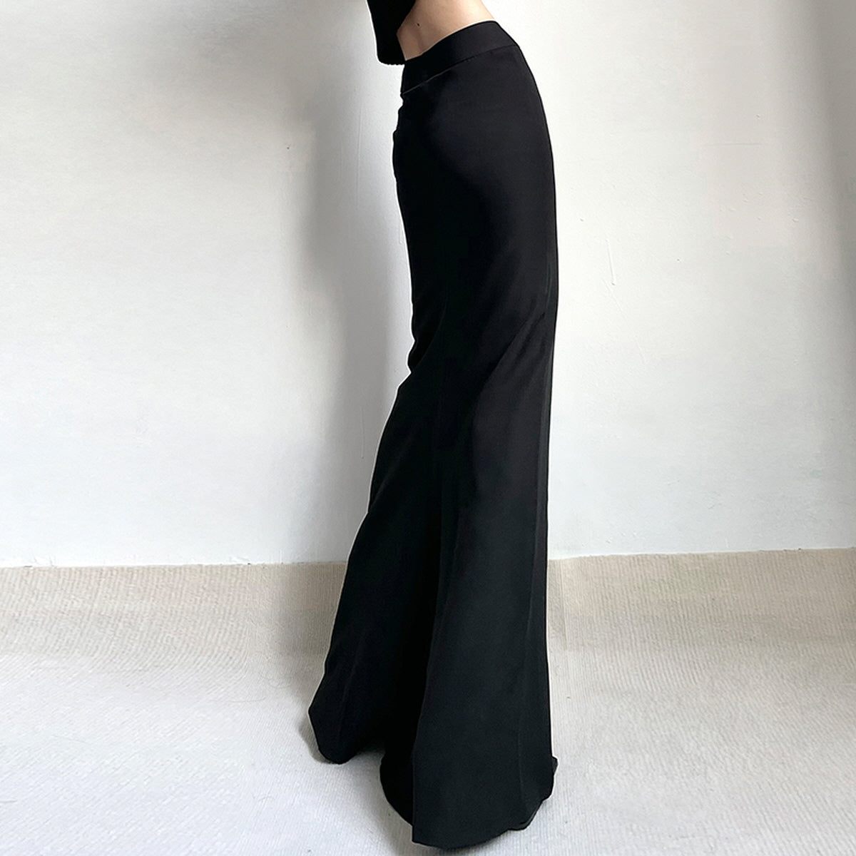 High-Waist Mermaid Maxi Skirt