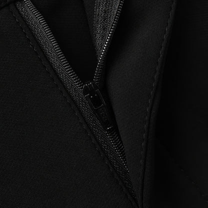Gold Chain Detail Black Shorts