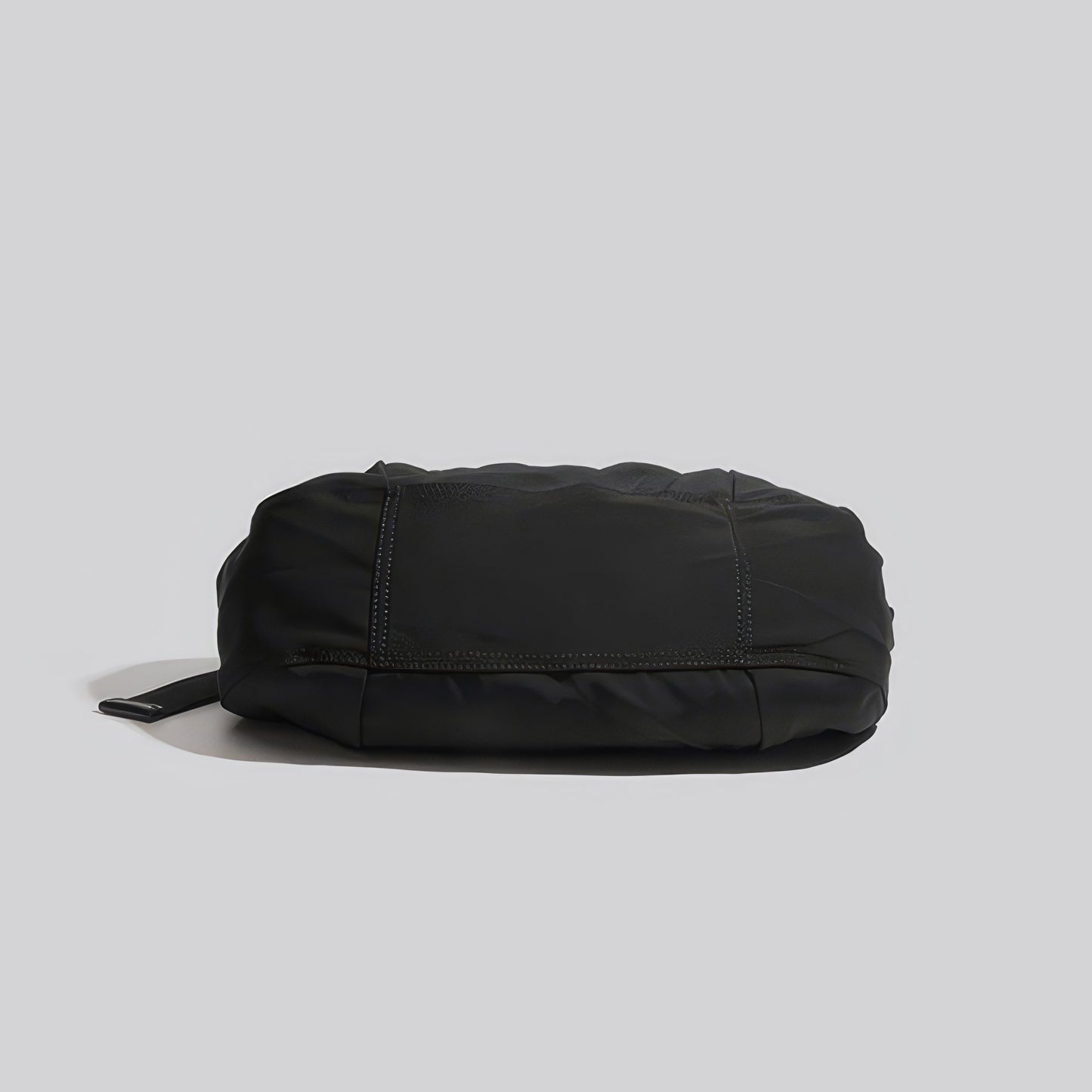 Curved Nylon Sling Shoulder Bag