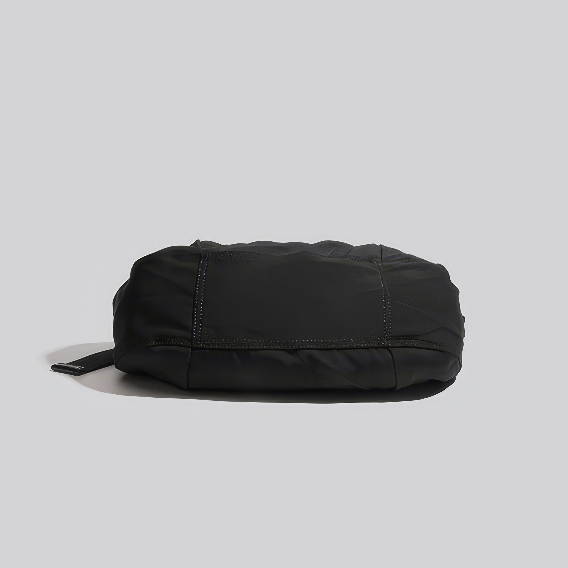 Curved Nylon Sling Shoulder Bag