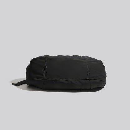 Curved Nylon Sling Shoulder Bag