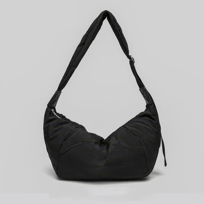 Oversized Soft Nylon Crescent Bag