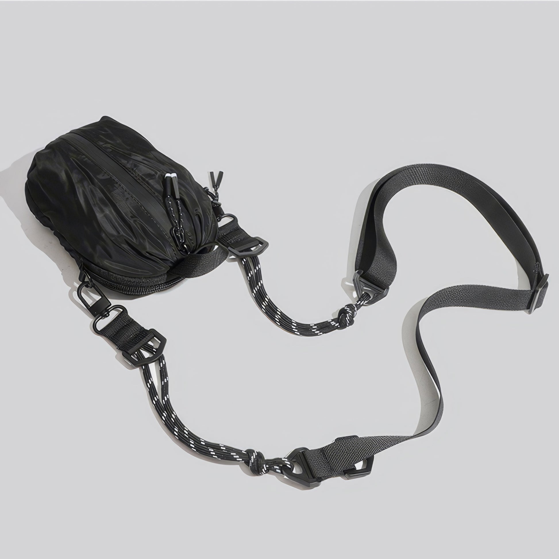 Compact Nylon Tech Crossbody Bag
