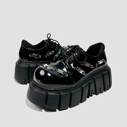 Chain-Link Patent Platform Shoes