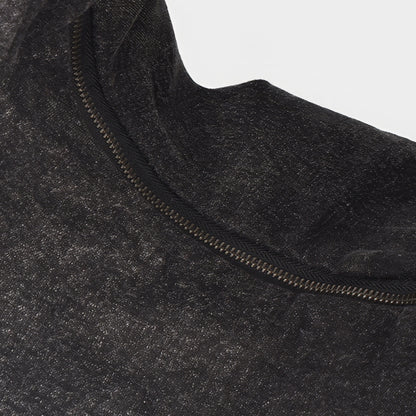 Charcoal Washed Oversized Hobo Bag