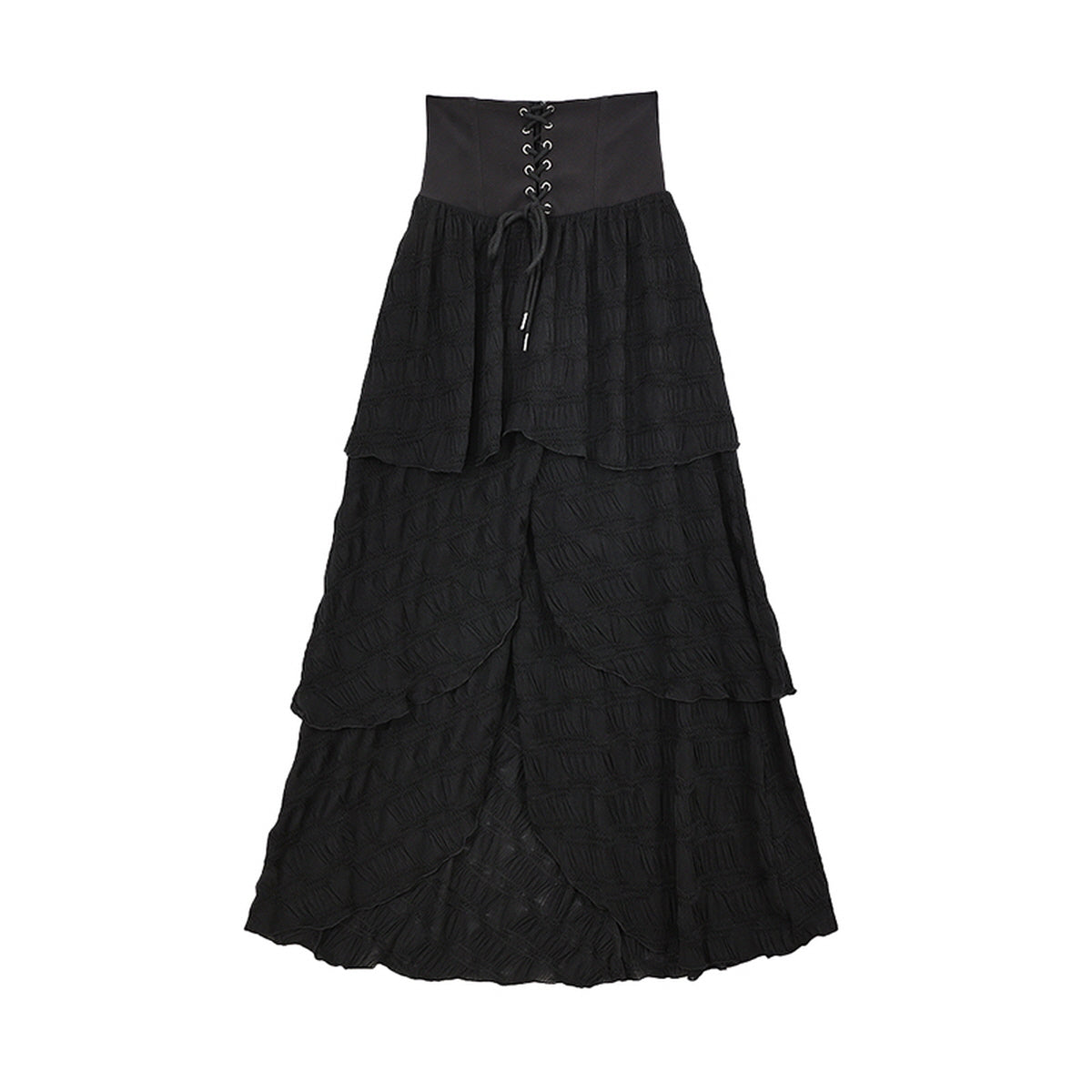 Tiered Corset Maxi Skirt