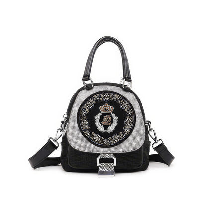 Emblem Patch Contrast Mini Backpack