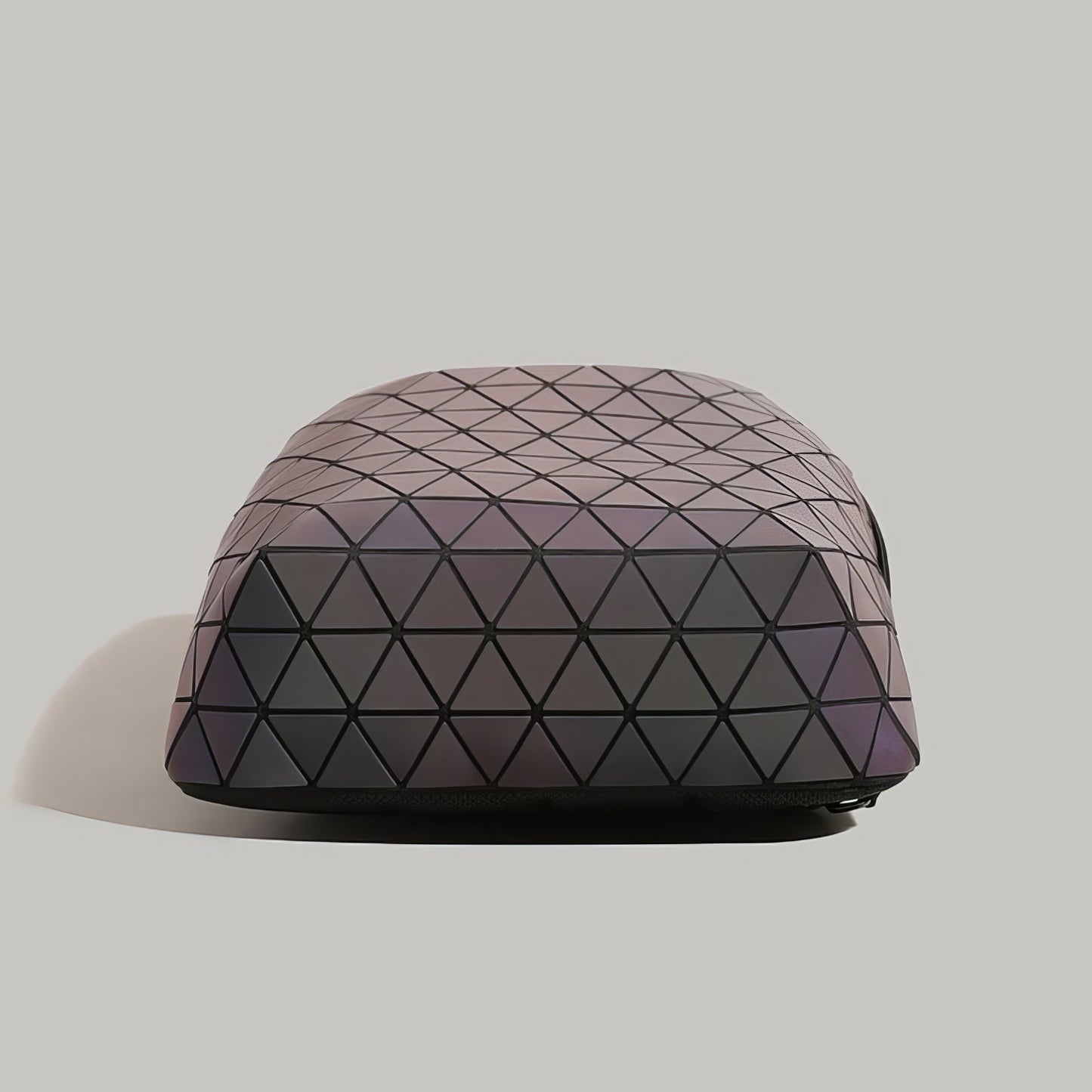 Geometric Reflective Prism Panel Backpack