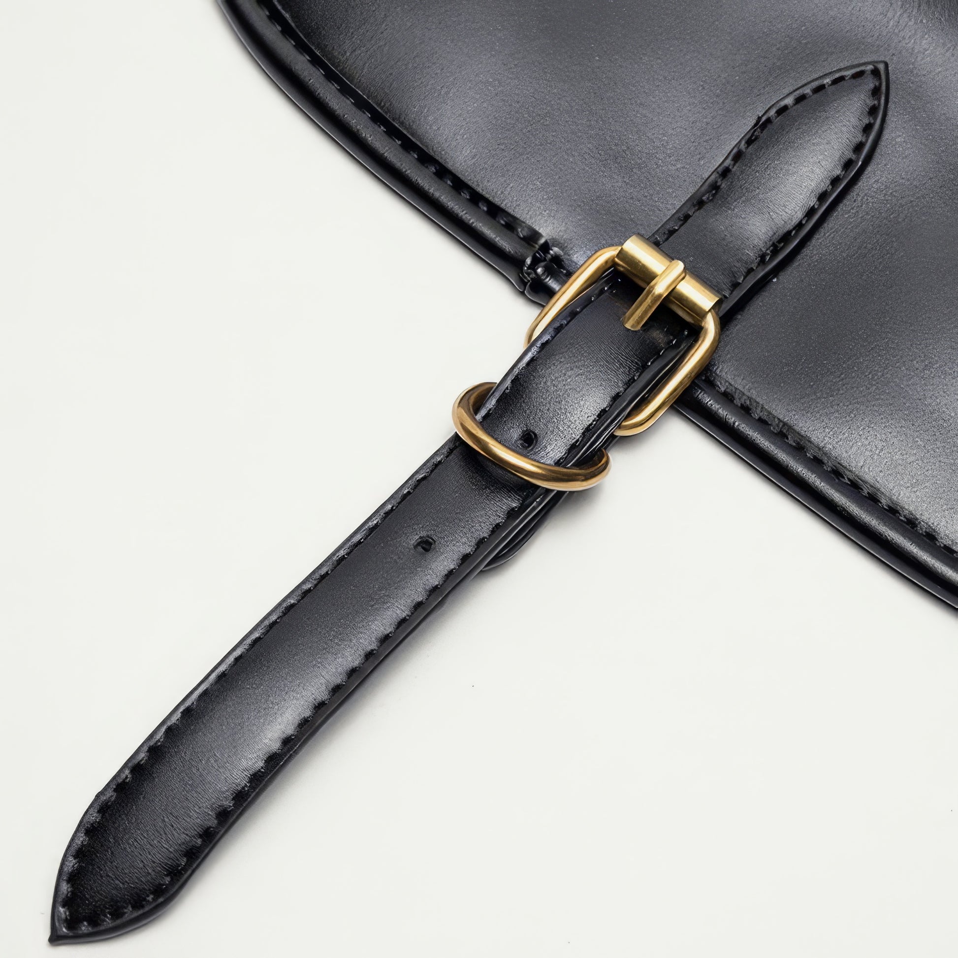 Ring Strap Buckle Detail Shoulder Bag