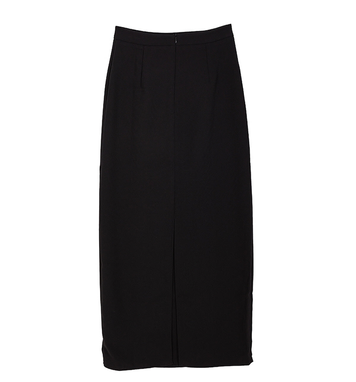 High-Slit Straight Maxi Skirt