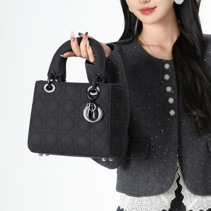 Matte Quilted Charm Mini Tote