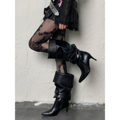 Floral Lace Fishnet Tights