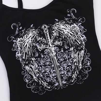 Sword Wing Graphic Cami Top