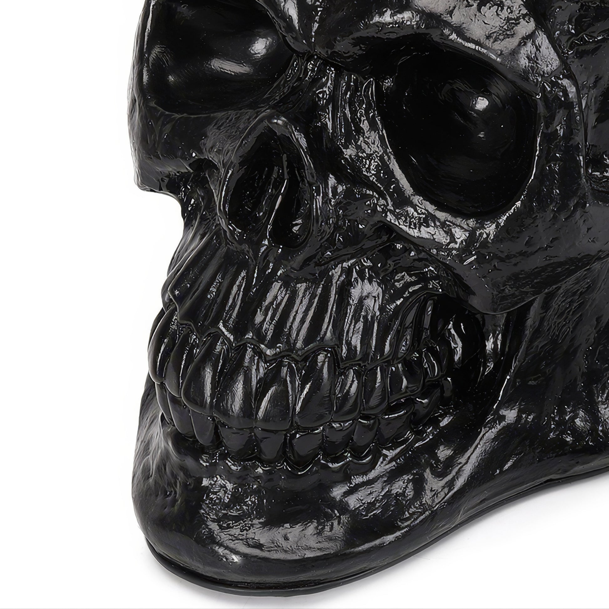 Glossy Skull-Shaped Shoulder Bag