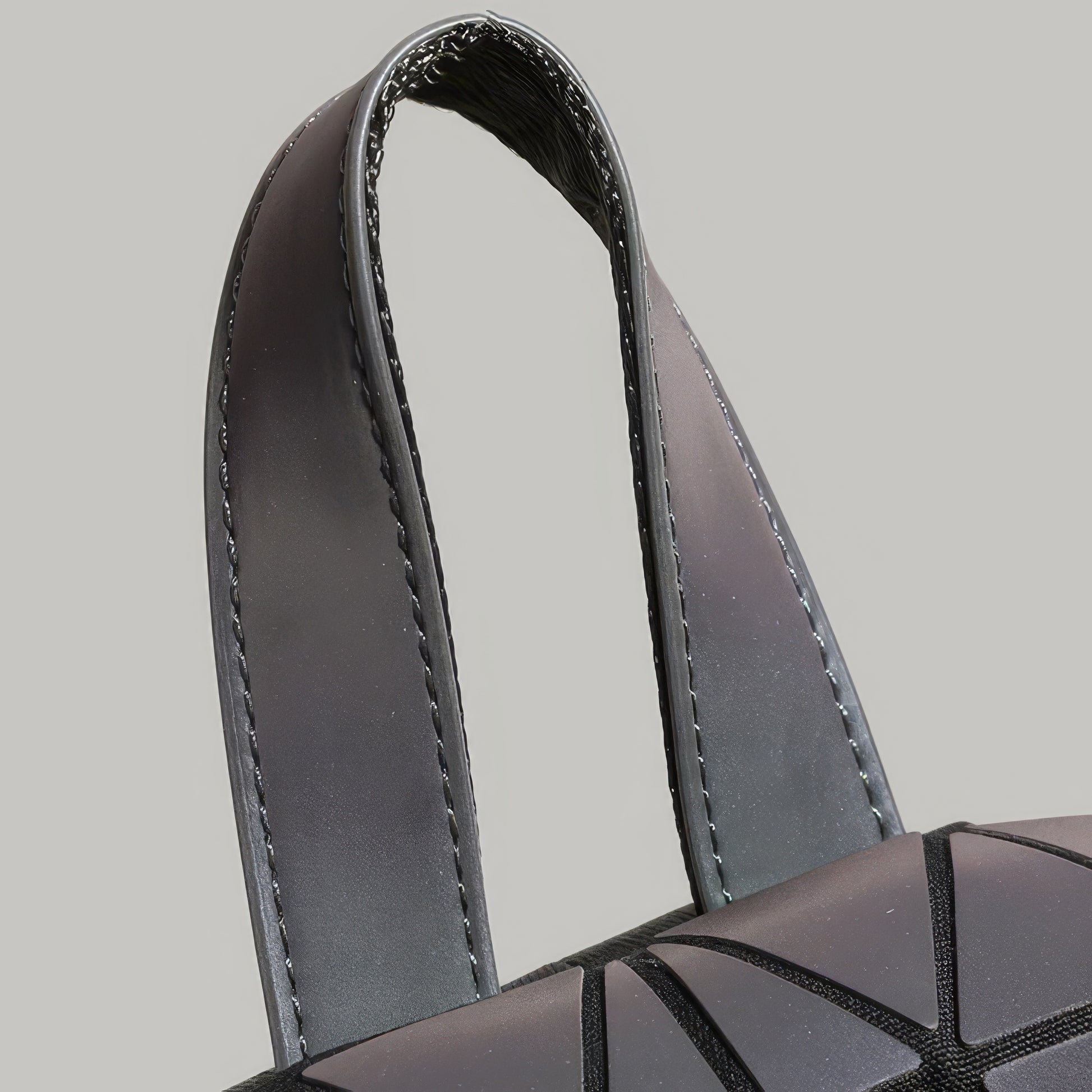 Geometric Reflective Prism Panel Backpack
