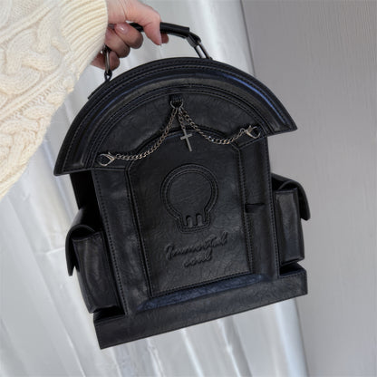 Grave Arch Structured Leather Bag
