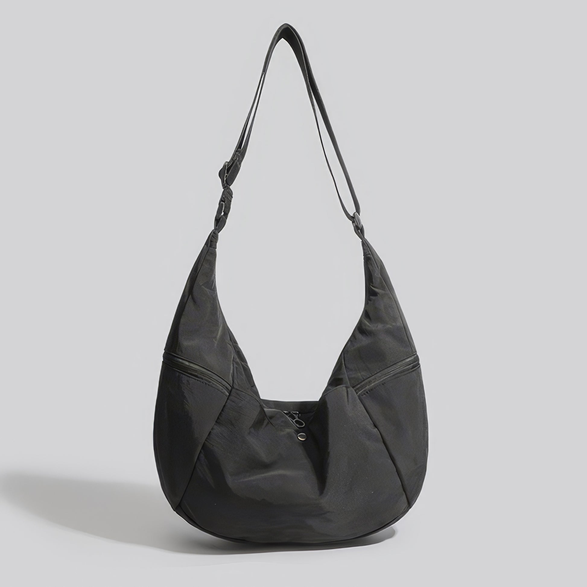 Utility Zip Crescent Shoulder Bag