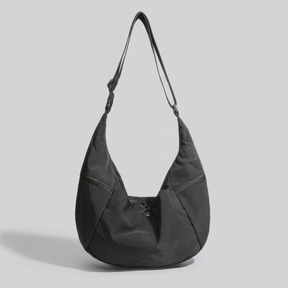 Utility Zip Crescent Shoulder Bag