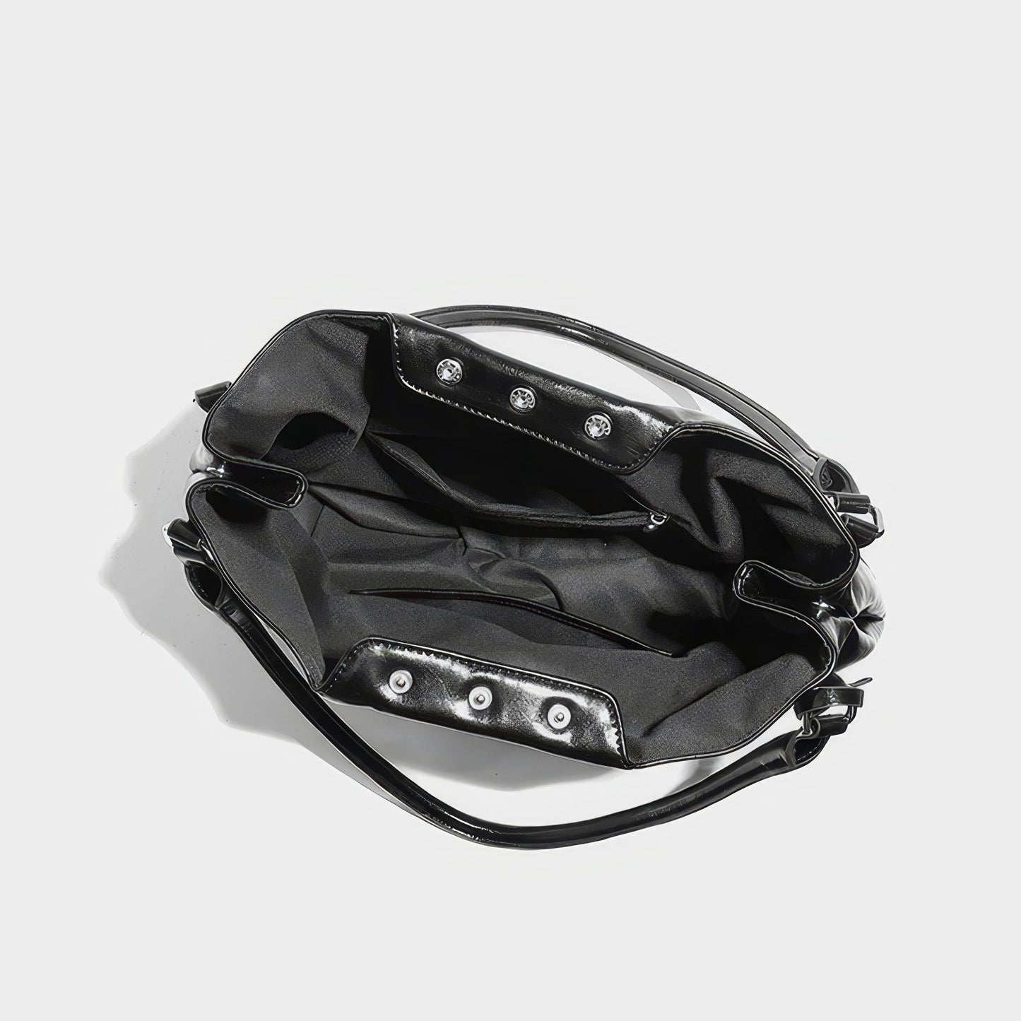 Glossy Dual Handle Cutout Tote Bag
