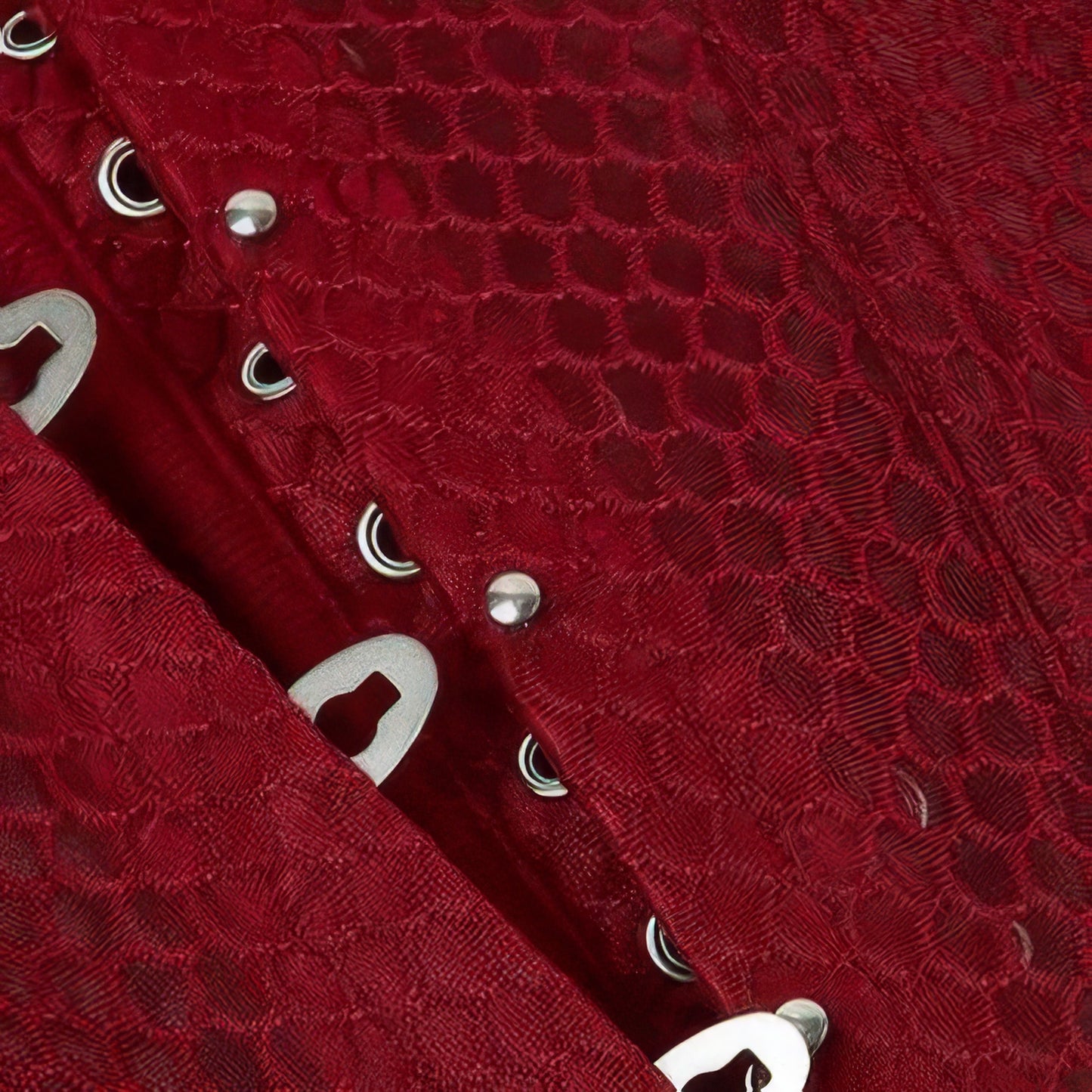 Mesh Panel Fishnet Corset Top