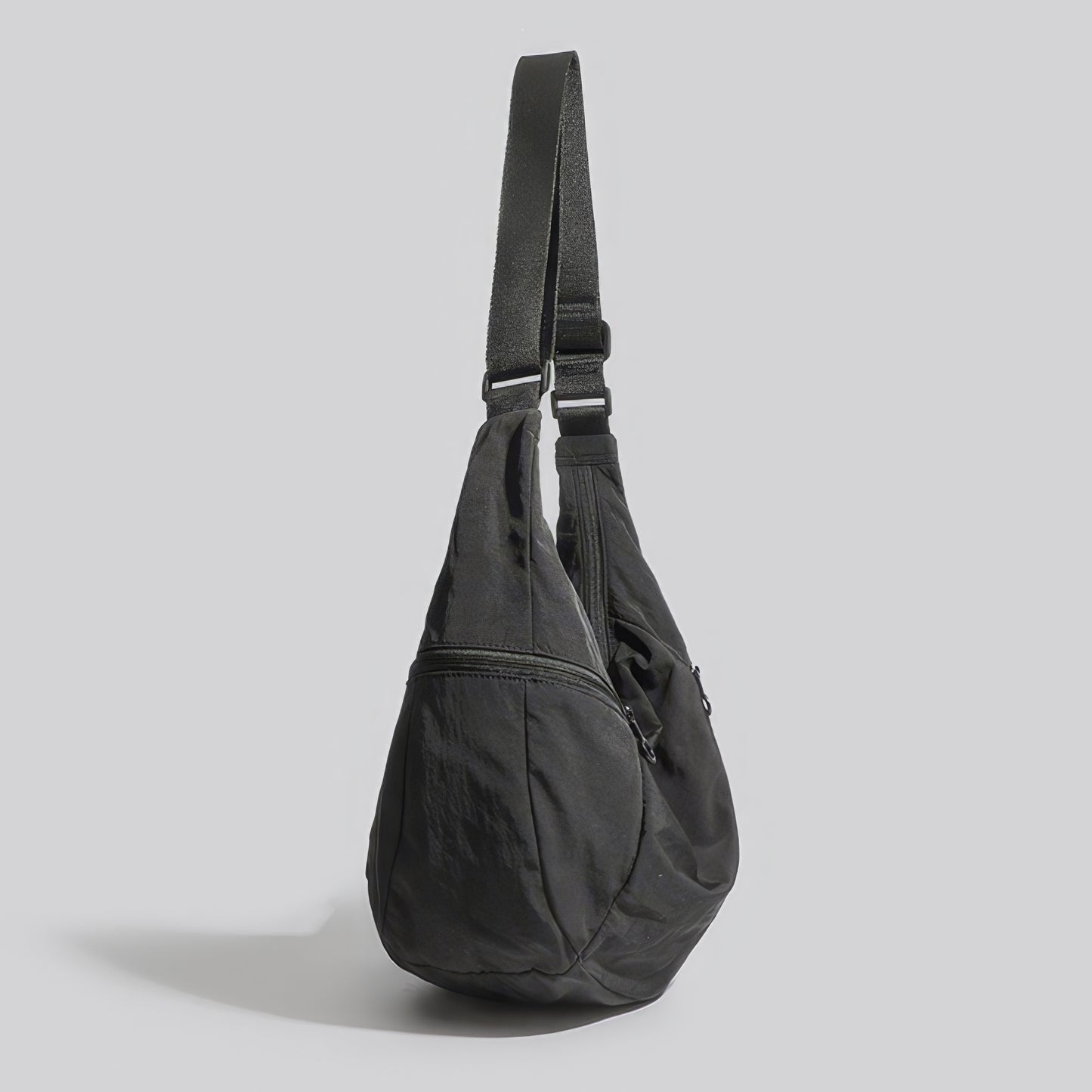 Utility Zip Crescent Shoulder Bag
