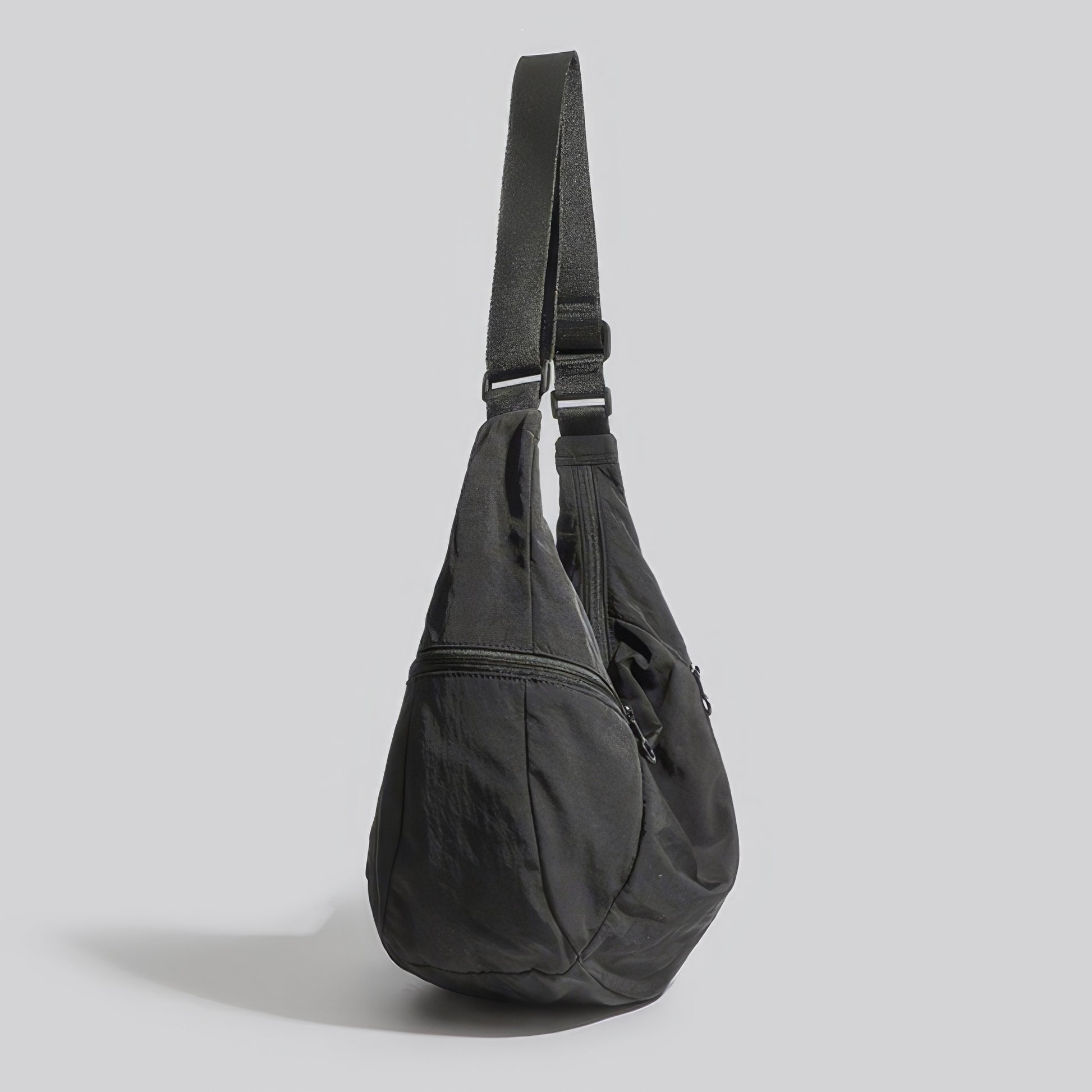 Utility Zip Crescent Shoulder Bag