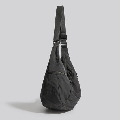 Utility Zip Crescent Shoulder Bag