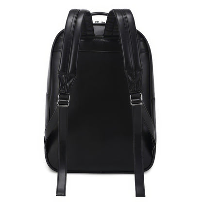 Grunge Painted Skull Faux Leather Backpack