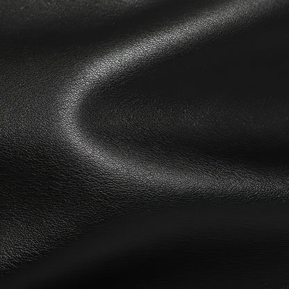 Dual Strap Detail Soft Leather Tote Bag