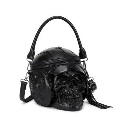 3D Skull Helmet Structured Bag
