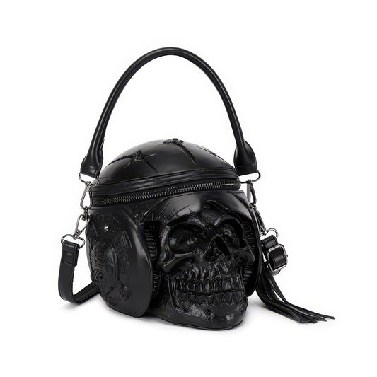 3D Skull Helmet Structured Bag