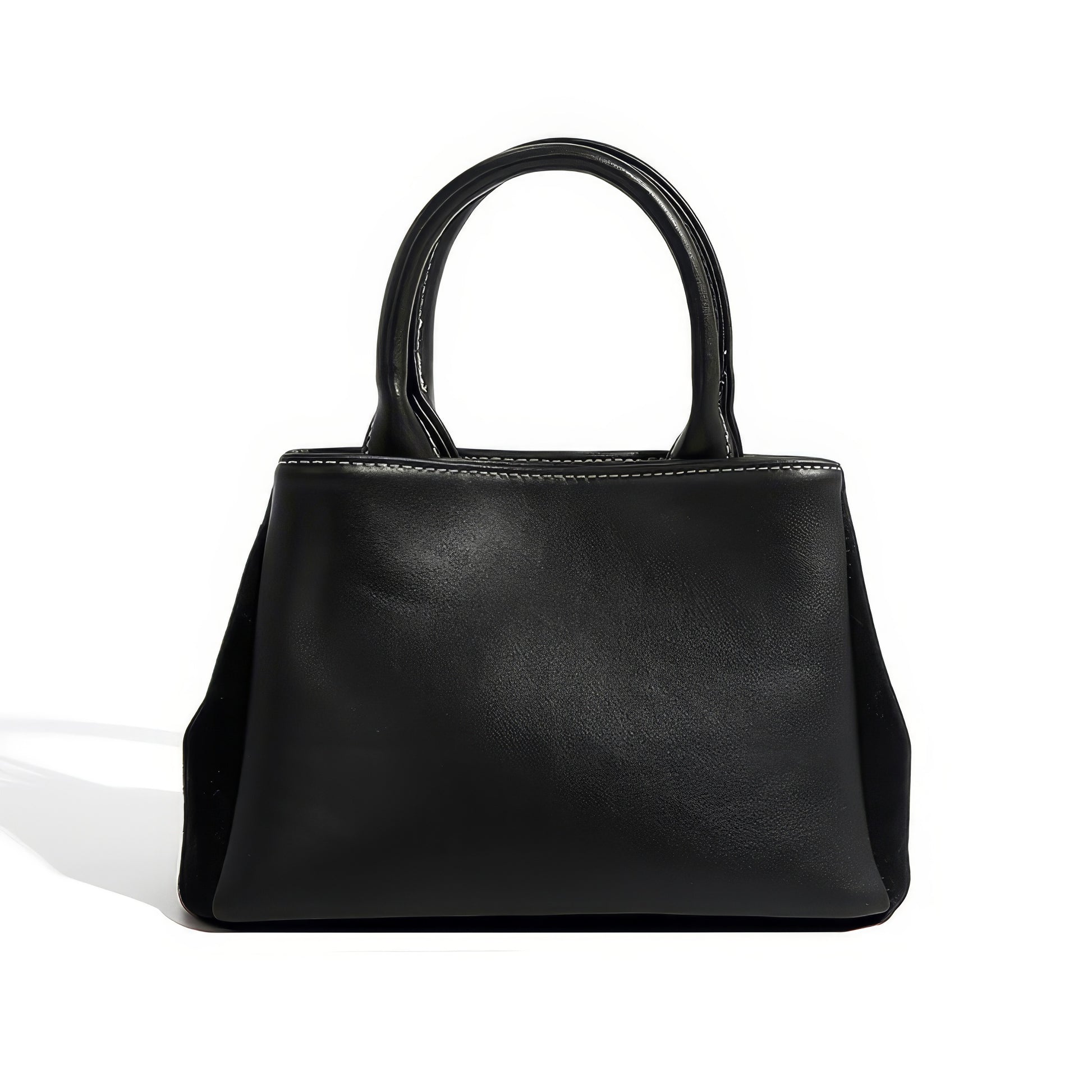 Denim Stitch Detail Mini Satchel Bag