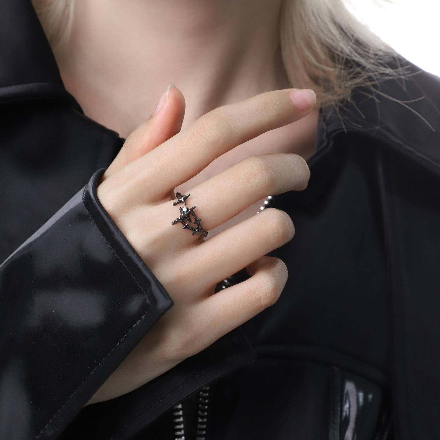 Starburst Claw Gem Ring