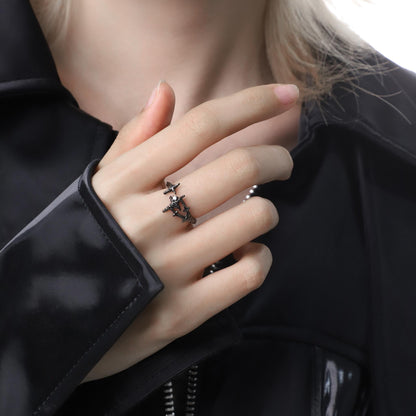 Starburst Claw Gem Ring