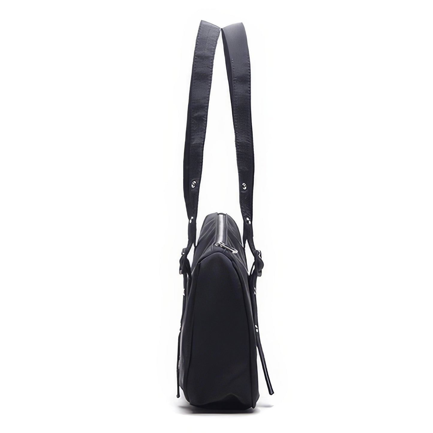 Minimal Buckle Strap Nylon Tote