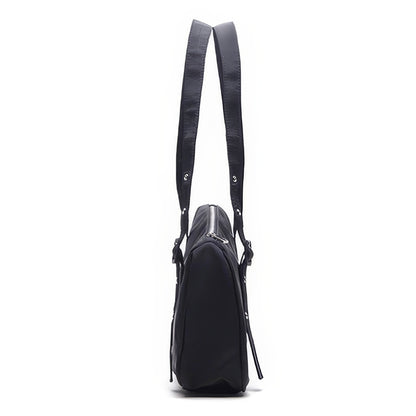 Minimal Buckle Strap Nylon Tote