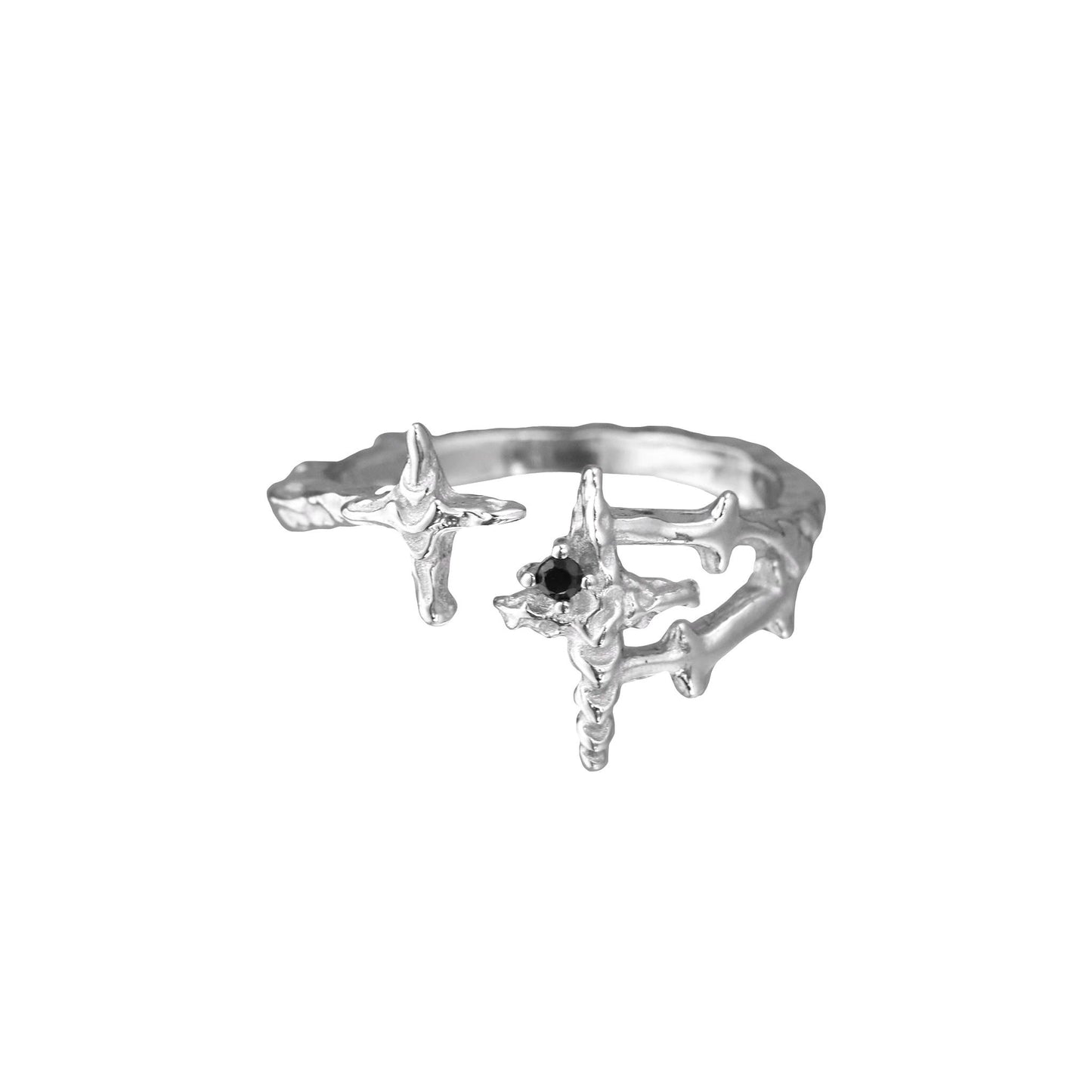Starburst Claw Gem Ring