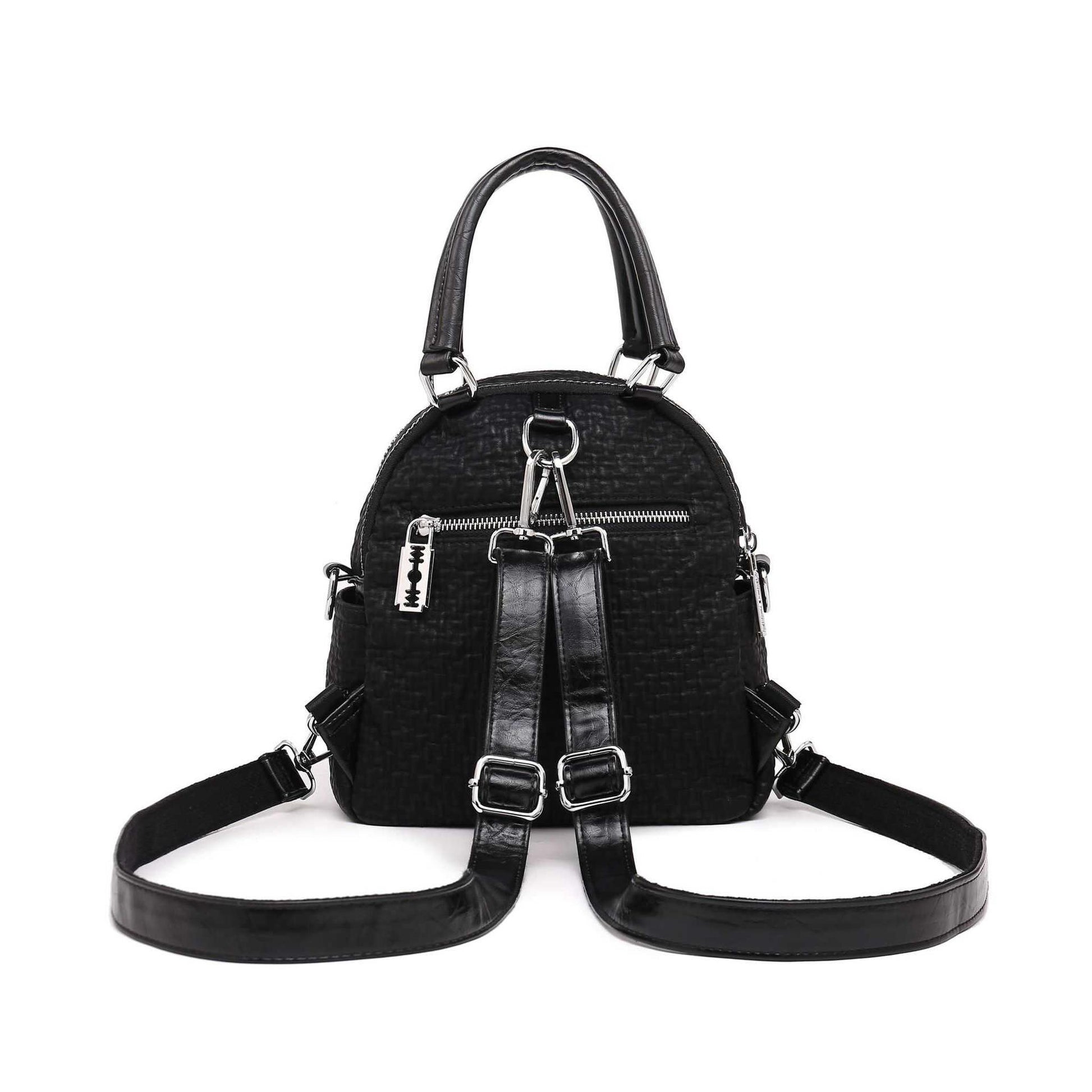 Emblem Patch Contrast Mini Backpack