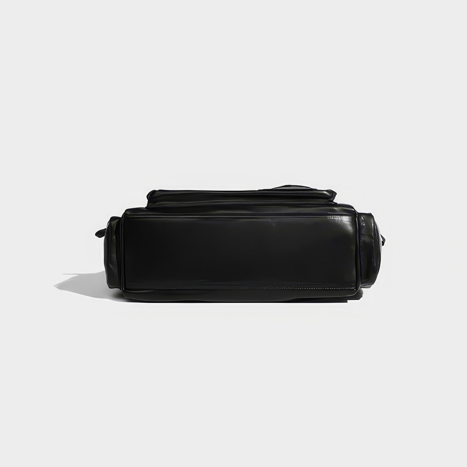 Multi-Zip Faux Leather Double Strap Shoulder Bag