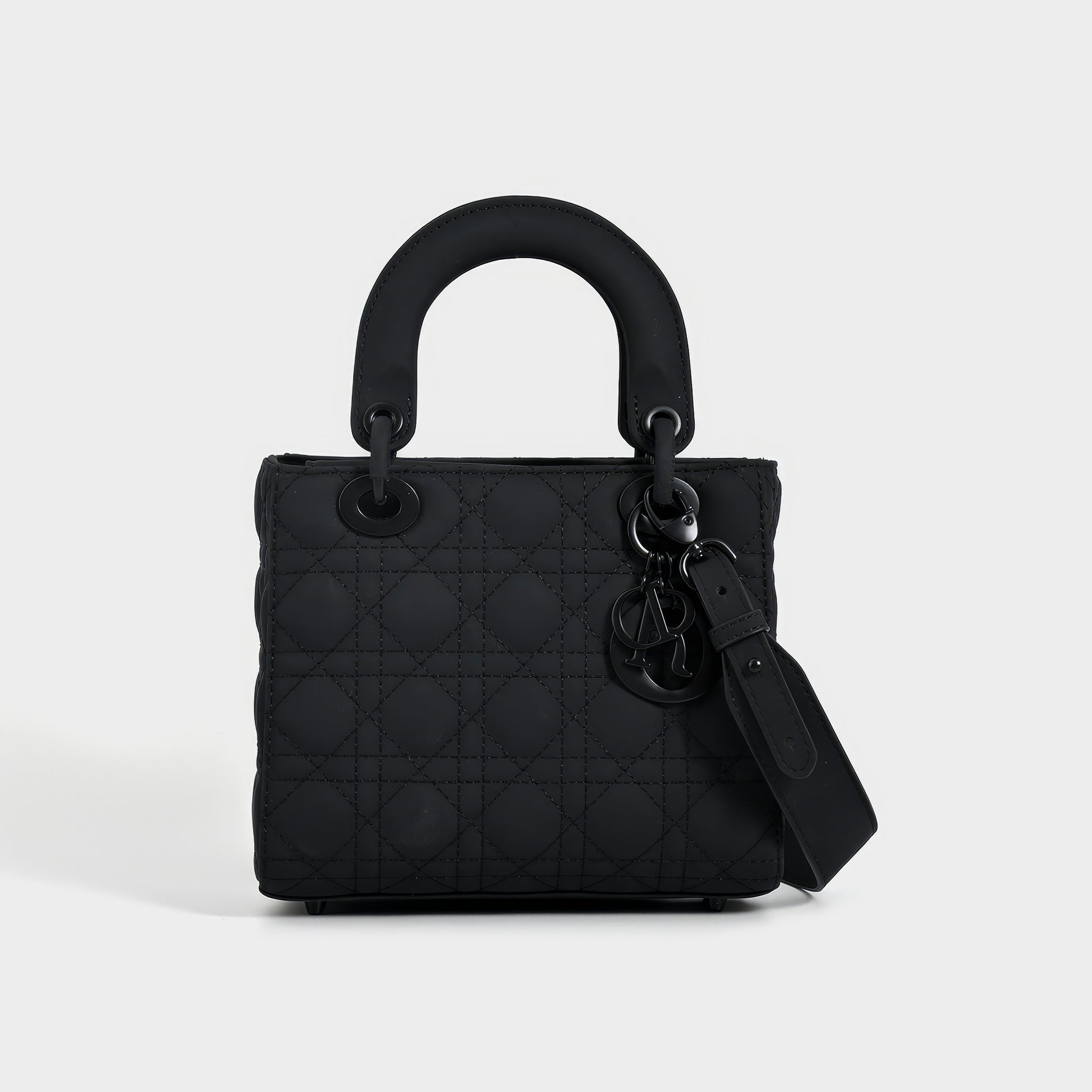 Matte Quilted Charm Mini Tote