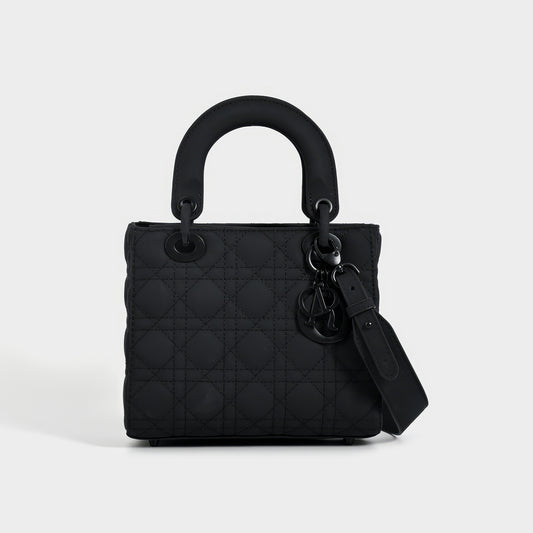 Matte Quilted Charm Mini Tote