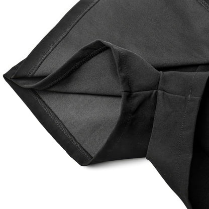 Button Wrap Skort Shorts